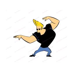johnny bravo svg 16, svg, dxf, cricut, silhouette cut file, instant download