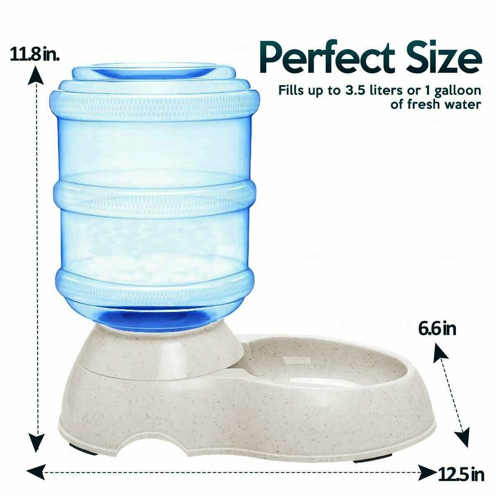 Automatic Pet Feeder Waterer 3.7L 2
