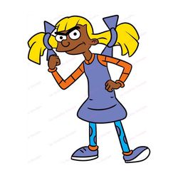 angelica pickles african american rugrats svg 9, svg, dxf, cricut, silhouette cut file, instant download