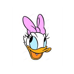 daisy duck svg 2, svg, dxf, cricut, silhouette cut file, instant download