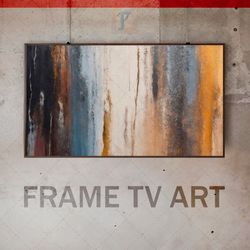 Samsung Frame TV Art Digital Download, Frame TV Art Abstract Decor, Artistic Interiors, Muted colors, Noble tones, Oil