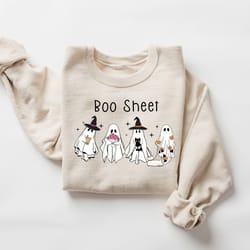 boo sheet sweatshirt, funny halloween ghost shirt, spooky season shirt, halloween ghost sweater, halloween gifts, hallow