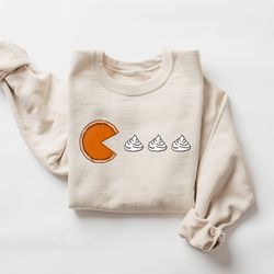 thanksgiving pumpkin pie sweatshirt, pumpkin pie shirt, thanksgiving gifts, thankful shirt, apple pie shirt, funny thank