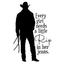 every girl needs a little rip in her jeans svg