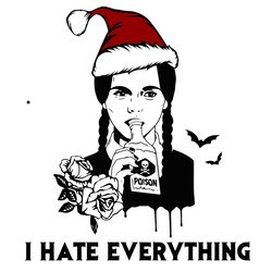 santa wednesday christmas i hate everything svg