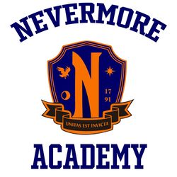 nevermore academy wednesday addams logo svg