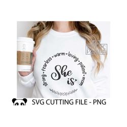 she is mom svg png, mom life, best mom svg, mom tumbler svg, blessed mom svg, mother's day svg, mom shirt svg, super mom