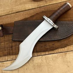 Handmade High Carbon Steel Hunting Bowie Knife w / Sheath | Survival Knife