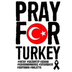pray for turkey and syria svg