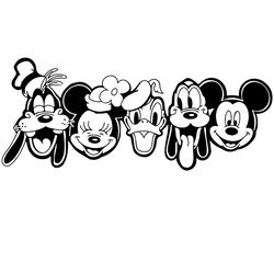 disney mickey and friend gift svg