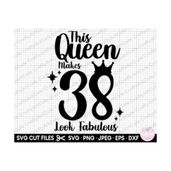 38th birthday svg 38 years old svg 38th birthday png