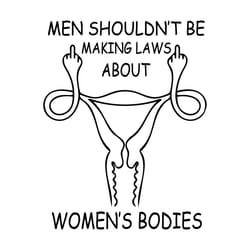 men shouldnt be making laws svg, middle finger uterus svg