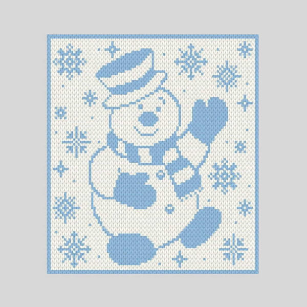 loop-yarn-finger-knitted-snowman-blanket-6