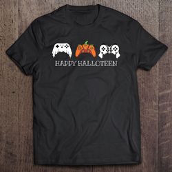 Happy Halloteen Video Gamer Halloween Tops Boys Girls Teens
