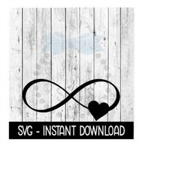 infinity symbol with heart svg, svg files, funny wine glass svg instant download, cricut cut files, silhouette cut files
