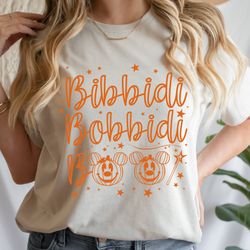 bibbidi bobbidi boo halloween shirt, princess halloween tee, cinderella shirt, halloween, trip shirt, shirt