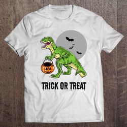 Halloween Dinosaur T Rex Pumpkin Halloween Kids Boys Men Essential