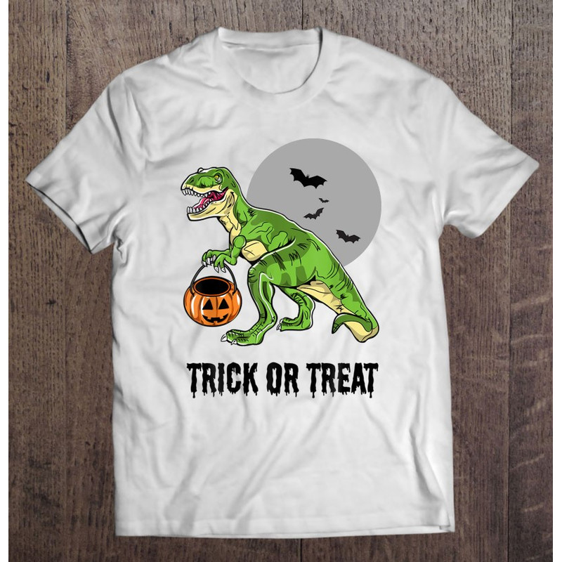Halloween Dinosaur T Rex Pumpkin Halloween Kids Boys Men Essential.jpg