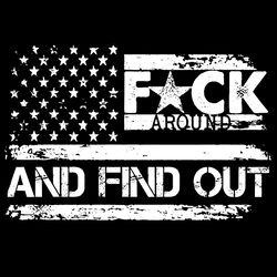 f*ck around and find out american flag svg, trending svg