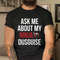 Ask Me About My Ninja Disguise Active T-shirt, Shirt For Men Women, Graphic Design