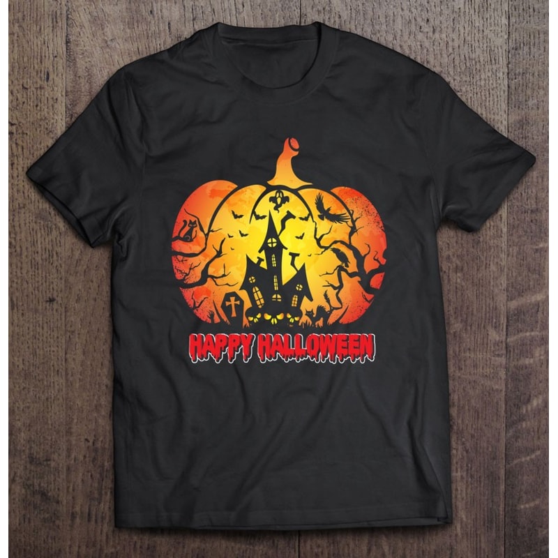 Happy Halloween Halloween Pumpkin Shirt Trick Or Treat Funny Cute Halloween Shirt Classic.jpg