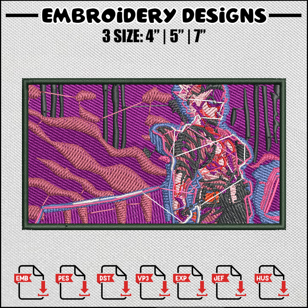 Asta box embroidery design