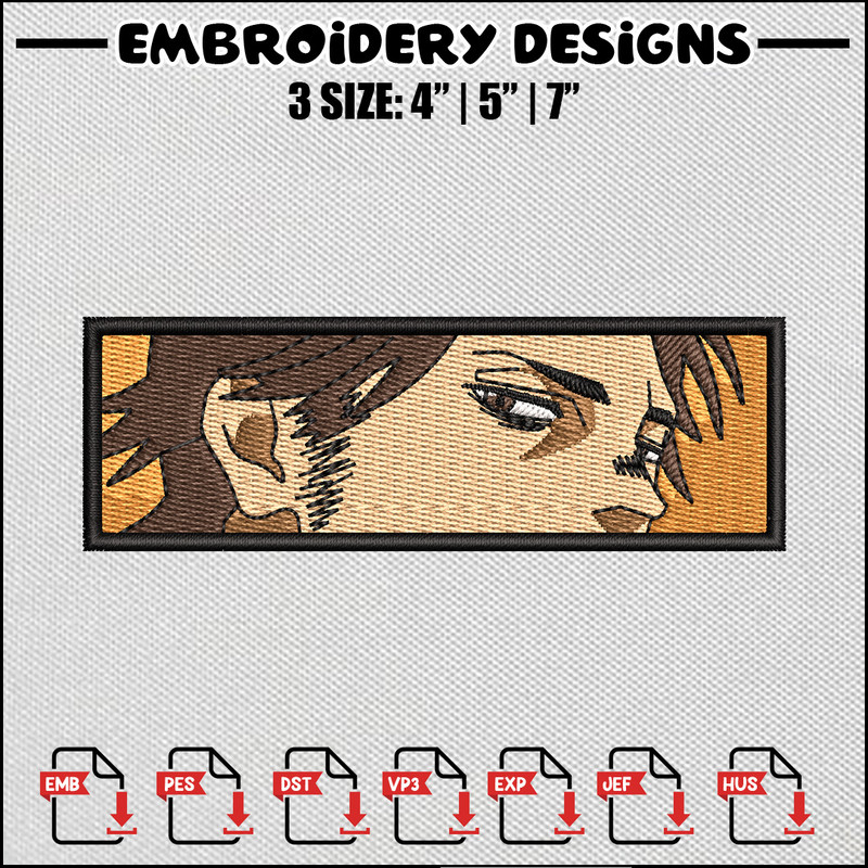 Yami eyes embroidery design