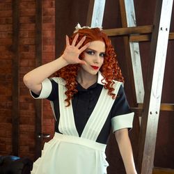 Magenta RHPS maid uniform - Rocky Horror picture show cosplay - Made to order