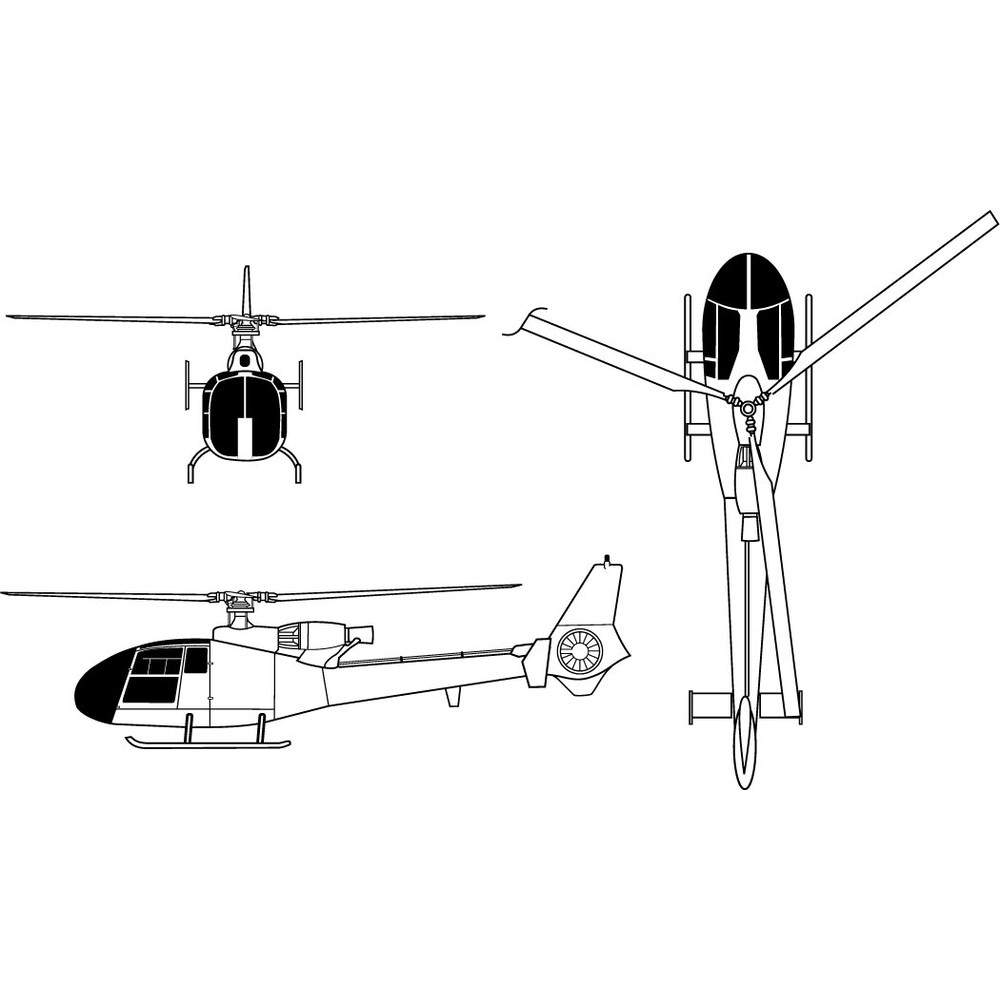 Aerospatiale SA Gazelle orthographical.jpg