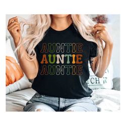 retro auntie shirt aunt gift auntie established shirt aunt shirt christmas gift aunt gift for sister pregnancy announcem