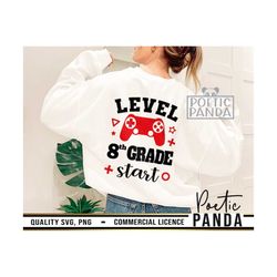 8th grade svg png, kids shirt svg, gamer svg, eighth grade svg, back to school svg, hello 8th grade svg, 8th grade, firs