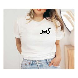 black cat shirt, black cat gifts, cat mom, cat shirt, cute kitty, cat halloween shirt, pet shirt, cat shirt for women, c
