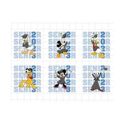 bundle senior 2023 png, senior mouse and friend 2023 png, graduate png, family trip, family matching shirt, graduation t