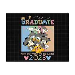 graduate from the tassel to the castle 2023 png, graduation 2023 png, senior 2023 png, graduation trip png, goodbye scho