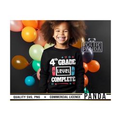 4th grade complete svg png, gaming svg, hello 5th grade svg, bye bye 4th grade svg, graduation svg, kids shirt svg, 4th