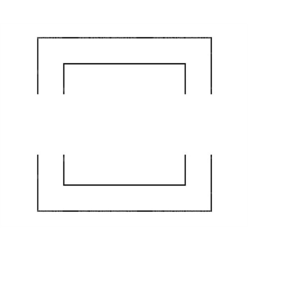 Square Design Split Double Square Frame Svg, Square Monogram Svg, Square Split N | Inspire ...