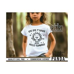 bye 1st grade svg png, 1st grade svg, graduation svg, end of school svg, hello summer svg, summer break svg, 1st grade g