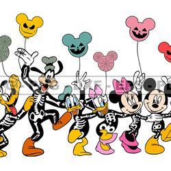 Horror Character Svg, Mickey And Friends Halloween Svg,Halloween Design Tshirts, Halloween SVG PNG 87