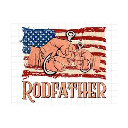 rodfather funny dad fishing png, funny fishing life png, fishing dad png, fisherman png, father's day gift, gift for dad