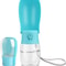 Foldable Dog & Pet Water Bottle 350ml Blue