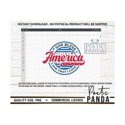 god bless america svg png, 4th of july png, sublimation, 4th of july svg, patriotic svg, fourth of july svg, usa svg, re