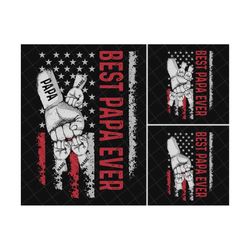 personalized best papa ever png, baby toddler kid dad fist bump, father's day fist bump set flag america png, father's d