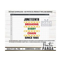 juneteenth svg, black woman svg, do it for culture svg, breaking every chain, juneteenth png, juneteenth 1865 svg, junet