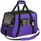 Soft-Sided Pet Carrier for Cats and Dogs Purple