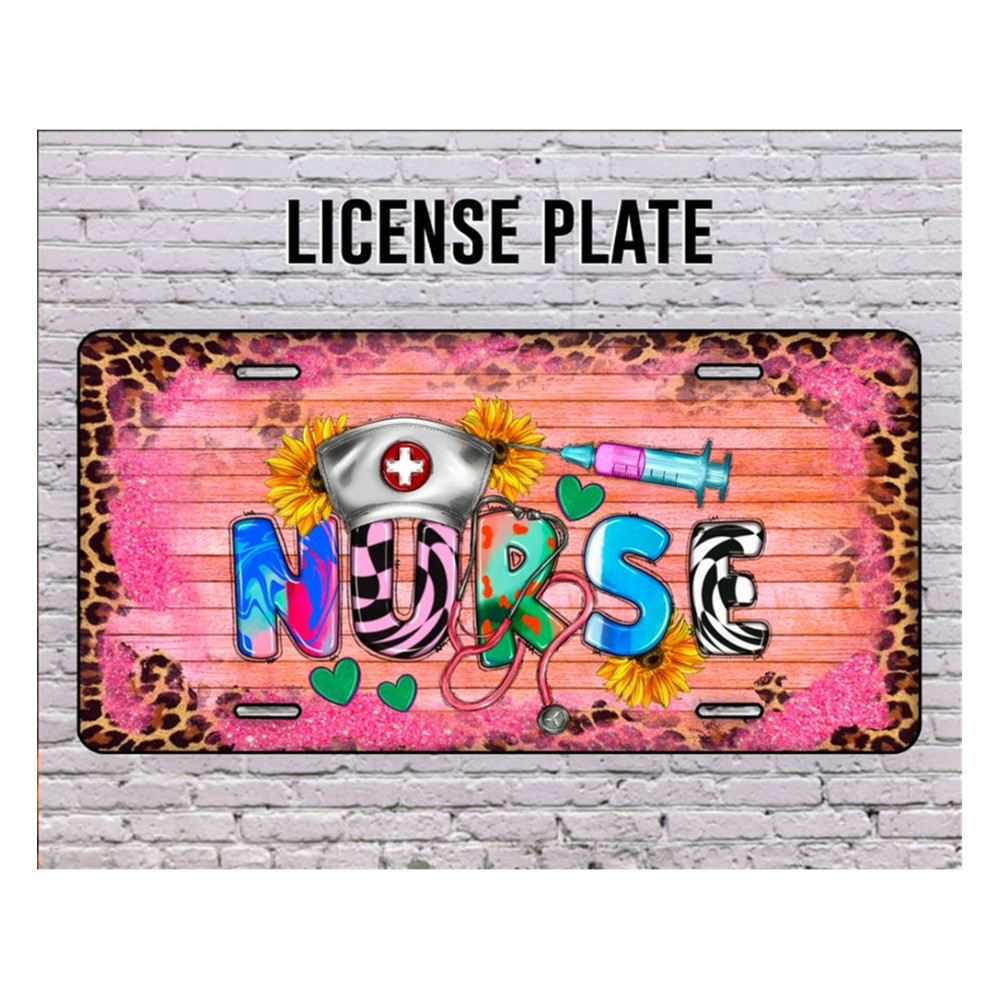MR-2792023133634-nurse-stethoscope-syringe-sunflower-license-platenurse-image-1.jpg