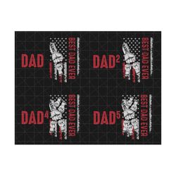 bundle personalized best dad ever png, fist bump set png, dad hand fist bump png, happy father's day, custom number and