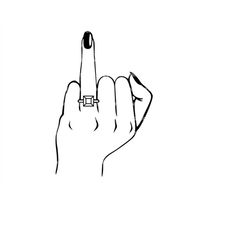 Bride Ring Finger Svg, Engagement Ring Finger Svg, Wifey Ring Finger Svg. Vector Cut file for Cricut, Silhouette, Pdf Pn