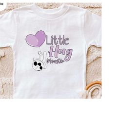 Kids Halloween Shirts, Cute Baby Clothes, Halloween Gifts for Kids, Baby Girl Onesie, Little Hug Monster T-Shirt, Spooky