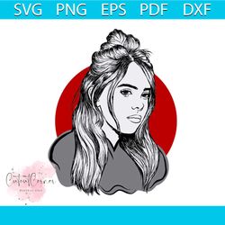 billie eilish svg, famous people svg, billie eilish, billie eilish svg, billie svg, eilish svg, billie, eilish, ocean ey
