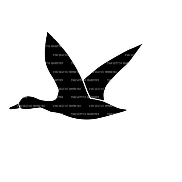 Flying Duck Svg. Vector Cut file for Cricut, Silhouette, Pdf - Inspire ...